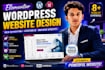 design elementor website design wordpress website for business