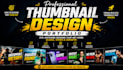 design high CTR youtube thumbnails