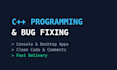 code c plus plus tasks and fix bugs as cpp developer