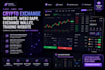 develop crypto exchange website, web3 dapp, exchange wallet,  trading website