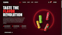 create a modern 3d product landing page website