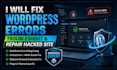 troubleshoot wordpress errors and fix hacked websites