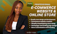 create a professional ecommerce website and online store