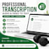 transcribe audio and video to text accurately