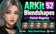create arkit blendshapes for your 3d character model