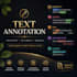 do data annotation, text labeling and sentiment analysis