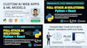 develop ai web applications and ml models