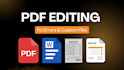 convert and perform pdf, doc amendments and image text