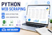 do python web scraping data extraction and automation tasks
