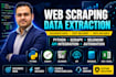 scrape websites and create rest apis for the extracted data