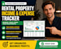 do rental property income, expense tracker, google excel sheet ai using claude