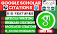 increase google scholar citation