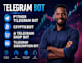 python telegram bot, crypto bot, ai telegram shop bot, telegram subscription bot