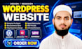 create a professional wordpress website using elementor pro