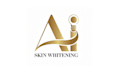 design skin whitening wordmark text logo