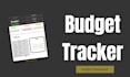 create a professional monthly budget tracker canva template