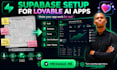 l connect supabase auth and database to your lovable ai app