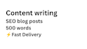write SEO  friendly blog posts and articles