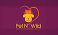 create vibrant animals classic logo for pet wild