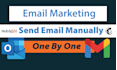 send emails manually one by one