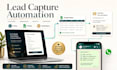 set up lead capture automation with google sheets, email alerts