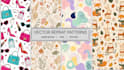 design seamless vector patterns for fabric