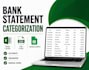 categorize bank statement transactions for bookkeeping