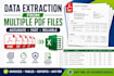 convert and extract data from multiple pdfs to excel, ms word and google sheets