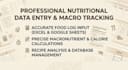 do accurate nutritional data entry and food macro tracking