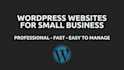 build a wordpress website for your small business