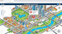 create isometric interactive maps for website, tourism maps, business locations