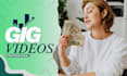 create professional gig video with voice over and script