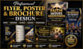 create eye catching flyer, poster and brochure designs