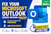 fix your microsoft outlook, gmail issues within minutes