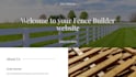build squarespace fence contractor website installation website