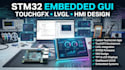 develop professional embedded gui for stm32 touchscreen applications