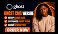 build ghost cms website, setup ghost blog customize ghost theme ghost newsletter