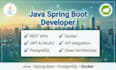 develop java spring boot rest apis and backend services