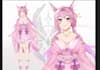 model and rig live2d model, vtuber rigging, live2d vtuber model anime vtuber art