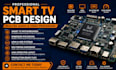 develop smart multimedia TV embedded pcb with realtek audio video processing hdr