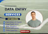do data entry, copy paste, data scraping, pdf to excel,
