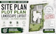 design site plan, plot plan, landscape layout, pe stamp and USA permit drawing