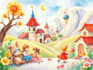 create childrens cartoon book cover art