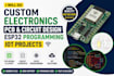 do custom electronics pcb, circuit design, esp32  and iot projects