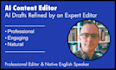 professionally edit and enhance ai generated content