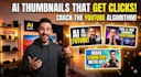 ai enhanced and handcrafted youtube thumbnail design