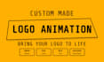 create minimal logo animation