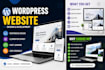 develop a wordpress website