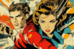 make professional superhero comic artwork