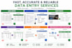 fast and accurate data entry typing copy paste PDF to word PDF to excel